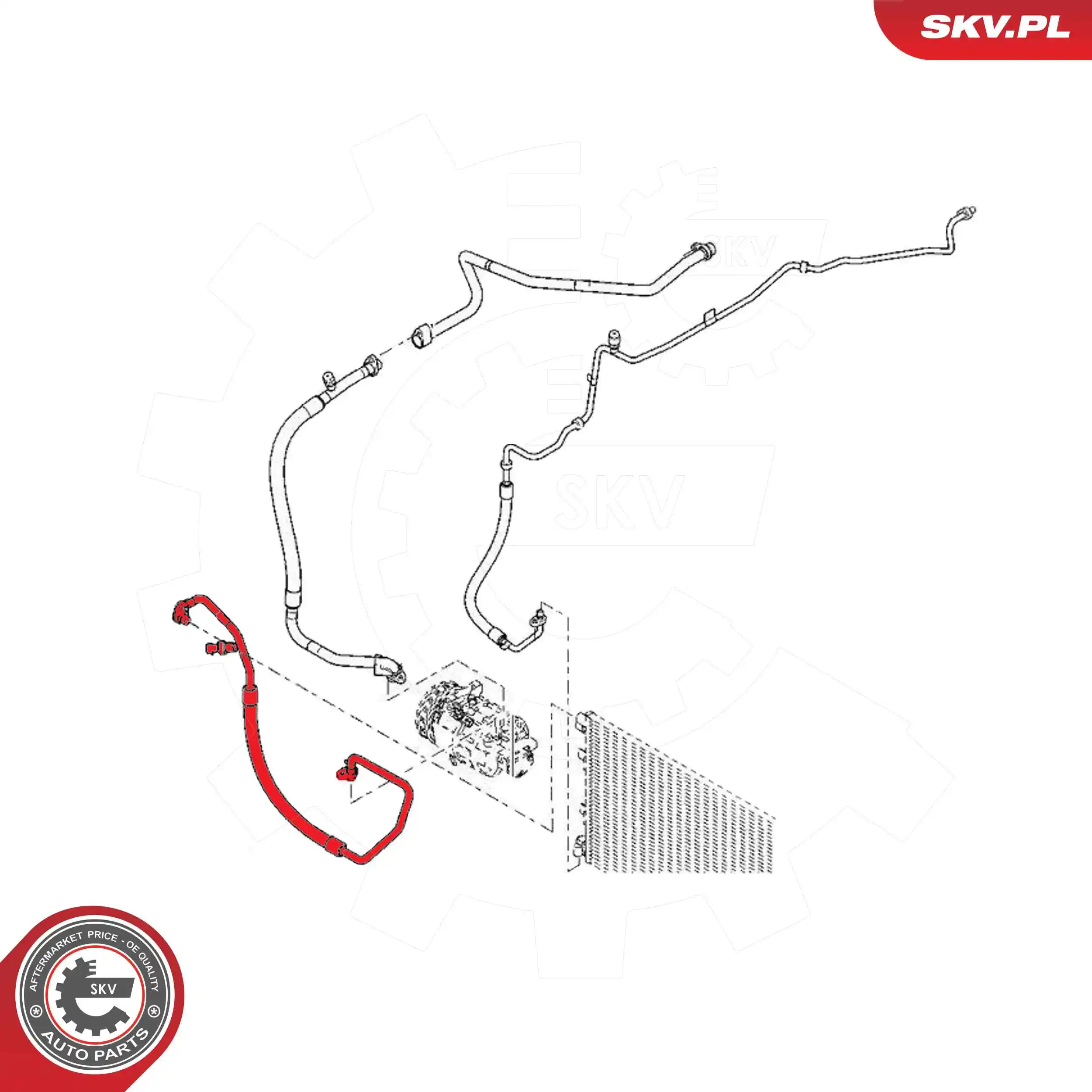High/Low-pressure Line, air conditioning